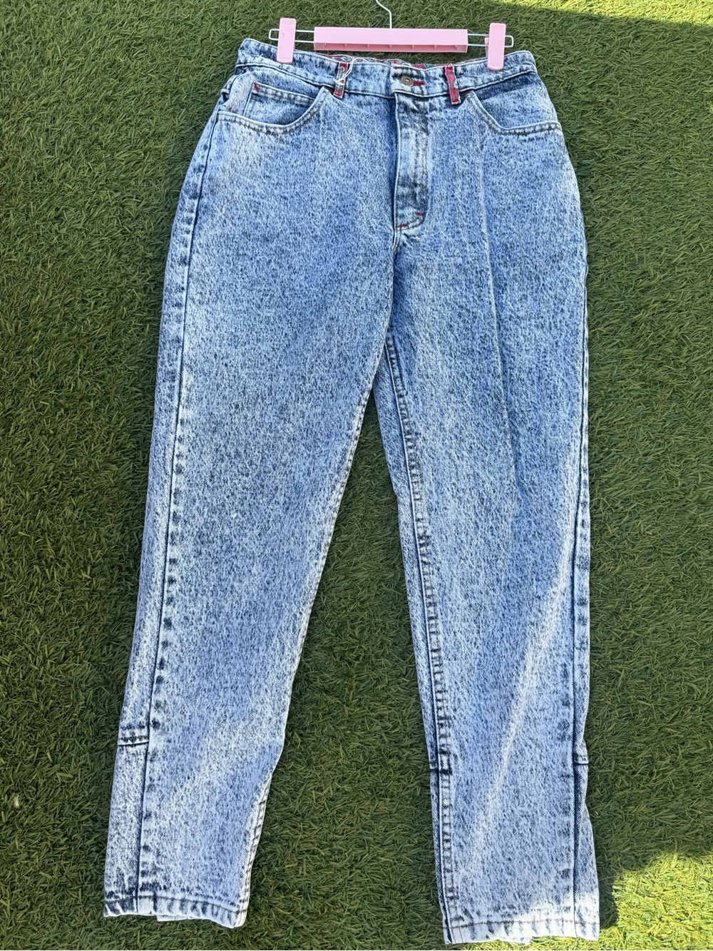 Vintage Lee Women’s Jeans - Acid Wash Mom Jeans - High Rise 80s